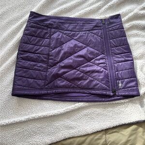 Smartwool Purple Quilted Mini Skirt
